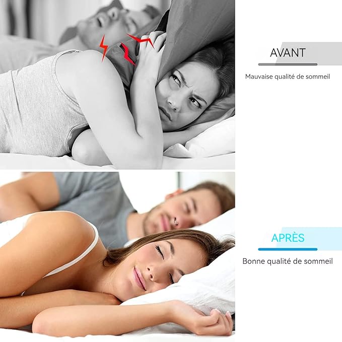Anti Ronflement Dilatateur Nasal, 6 PCS Silicone Magnétique Clip Nasal Pince Ronflement Réutilisable Prévenir l'apnée intermittente,améliorer la qualité du sommeil, empêcher le ronflement