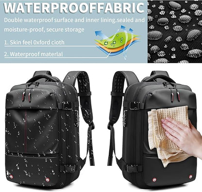sac à dos de voyage extensible de 60L avec compression sous vide gonflable avec pompe